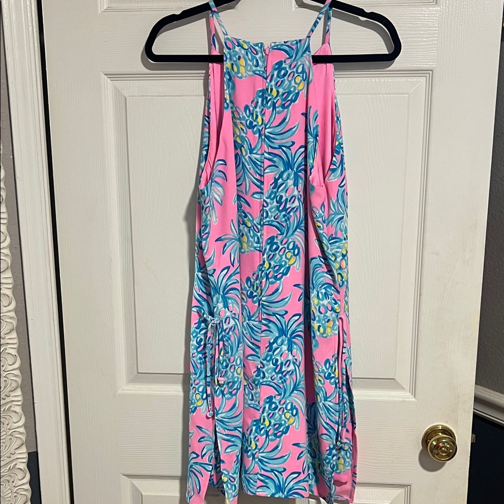 Lilly Pulitzer Pink and Blue Patterned Romper - Picture 2 of 5